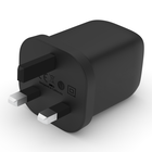 Dual USB-C GaN Wall Charger with PPS 65W, Black, hi-res